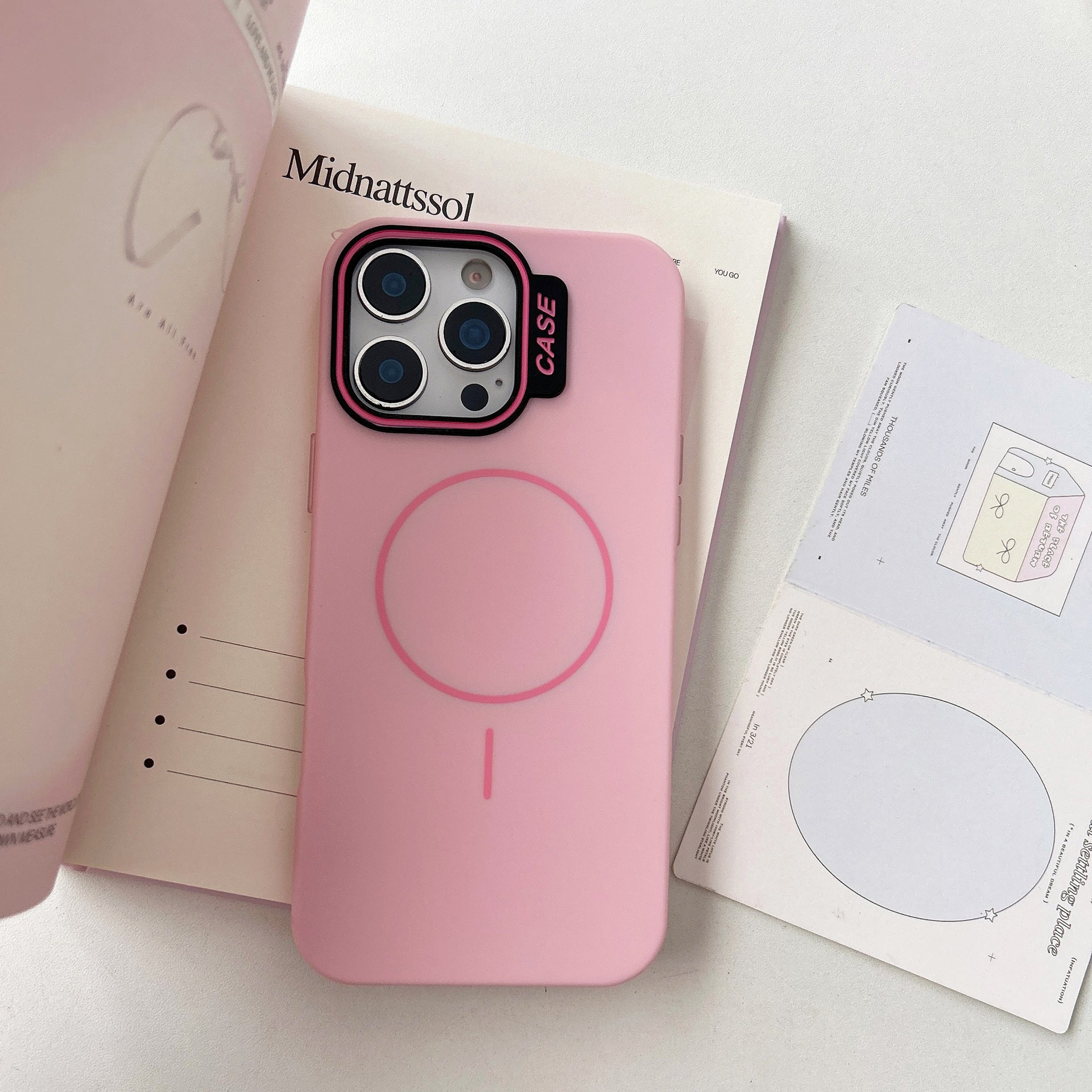 Macron Silicone Magnetic Case for iPhone