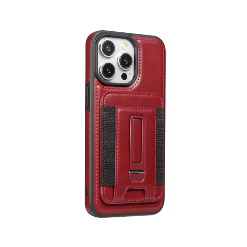 Leather Magnetic Card Holder Phone Case