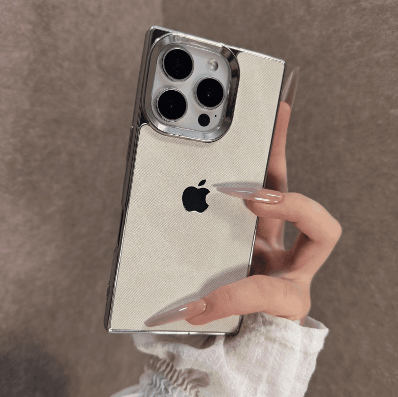 Electroplating Glitter Square Phone Case Suitable for iPhone Series