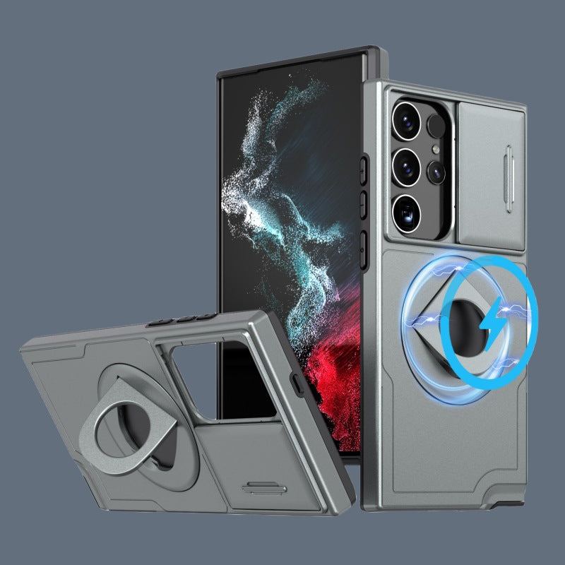 Samsung Military Grade Shockproof Case with Ring Kickstand