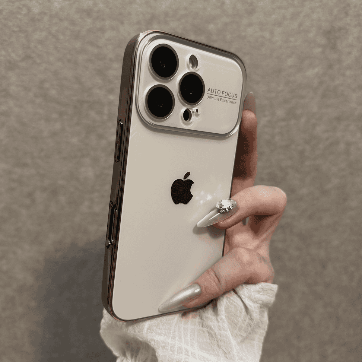 Large Window Phone Case with Protective Lens for iPhone