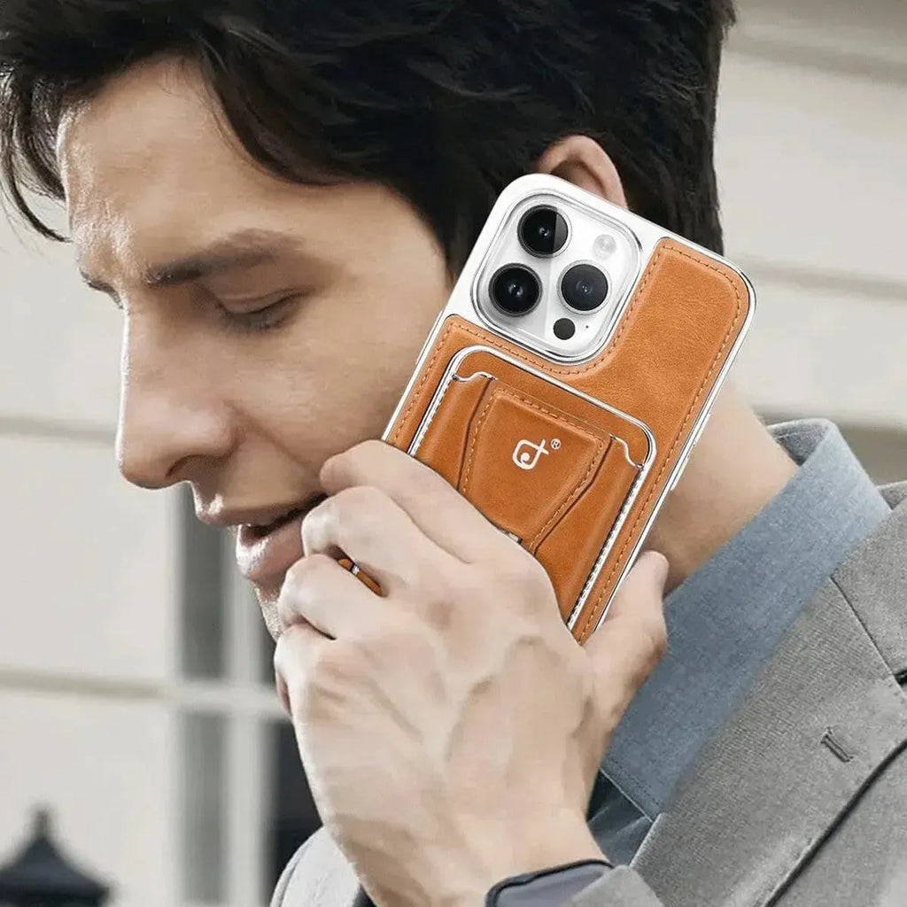 Suitable for iPhone Card Holder Magnetic Business Leather Mobile Phone Case